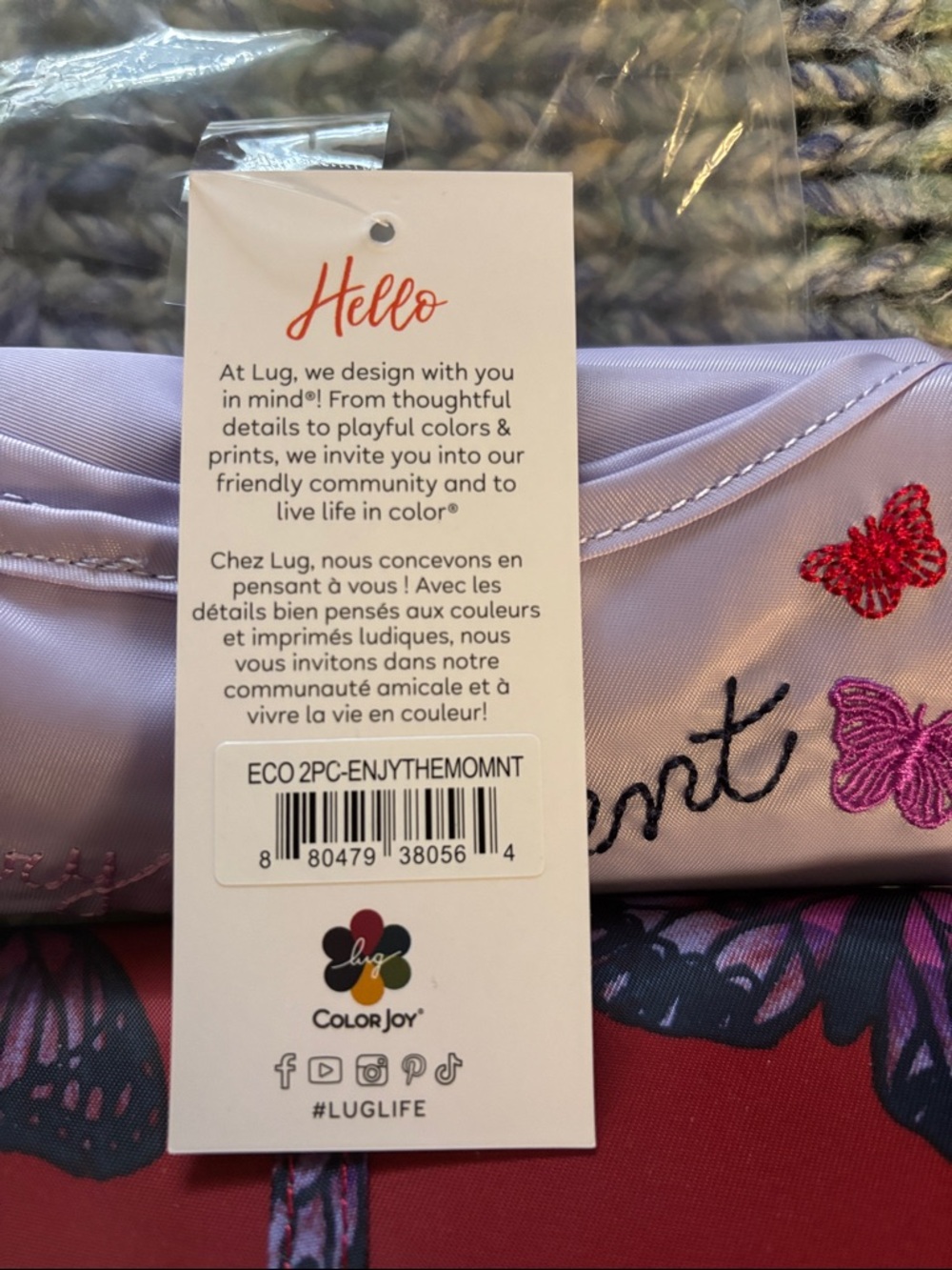 LUG - Set of 2 Eco Shoppers (with embroidery) - Picture 6 of 6